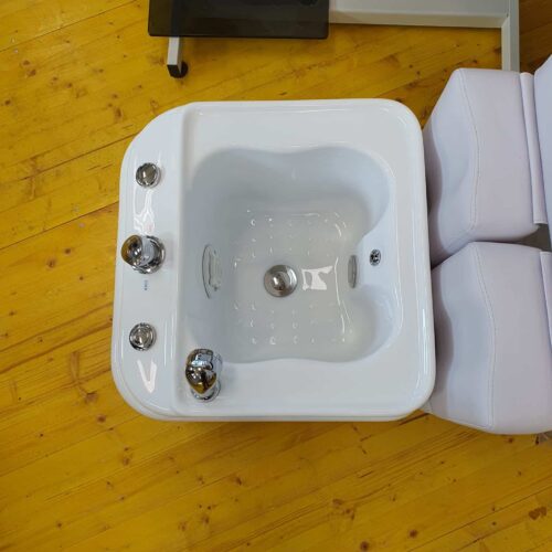 Pedikürebad für Schönheitstherapeuten mit Hydromassage, Farbtherapie, Fußdusche – Bild 3