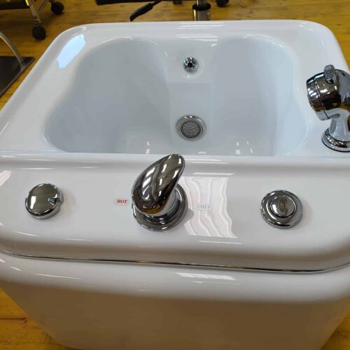 Pedikürebad für Schönheitstherapeuten mit Hydromassage, Farbtherapie, Fußdusche – Bild 6